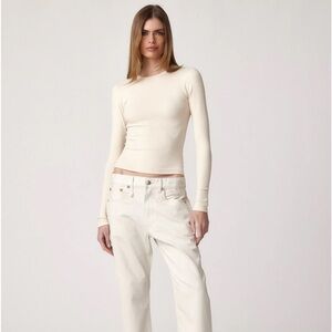Clyque the label Tiana Top in Bone